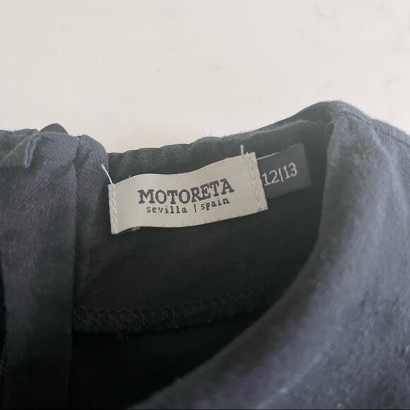 Motoreta girls  black multi striped flapper dress size 12/13 - Picture 8 of 10